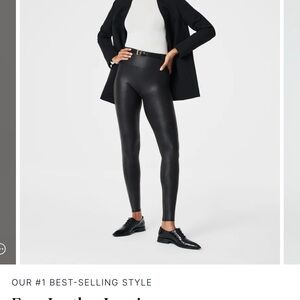 Spanx Faux Leather Leggings